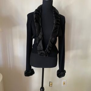 Black MCNY Sweater Cardigan